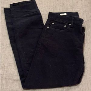 J. Crew 484 corduroys — slim, dark blue, 30x32